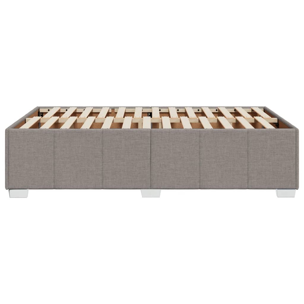 Σκελετός Κρεβατιού Χωρίς Στρώμα Taupe 120x200 εκ. Υφασμάτινο