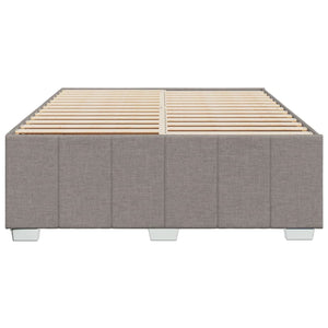 Σκελετός Κρεβατιού Χωρίς Στρώμα Taupe 140x190 εκ. Υφασμάτινο - Pakobazaar