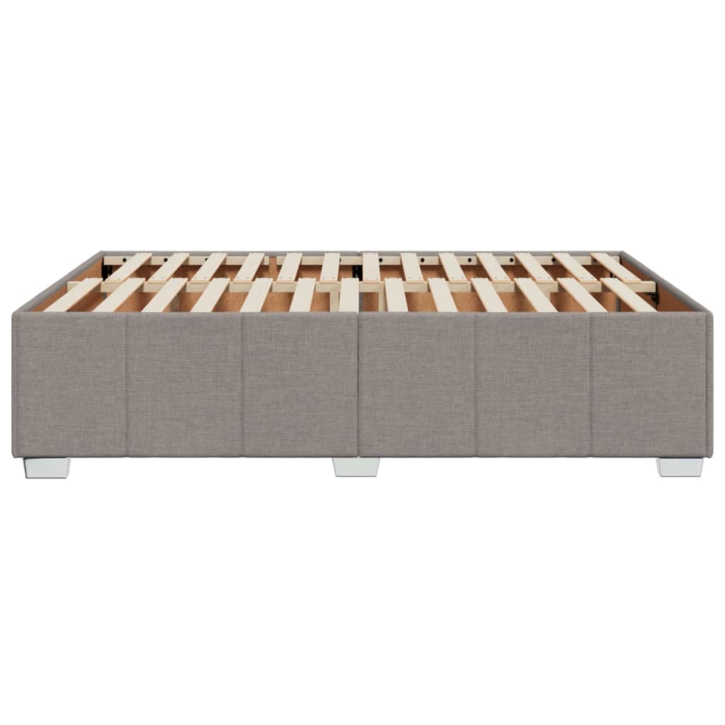 Σκελετός Κρεβατιού Χωρίς Στρώμα Taupe 140x200 εκ. Υφασμάτινο