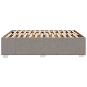 Σκελετός Κρεβατιού Χωρίς Στρώμα Taupe 140x200 εκ. Υφασμάτινο