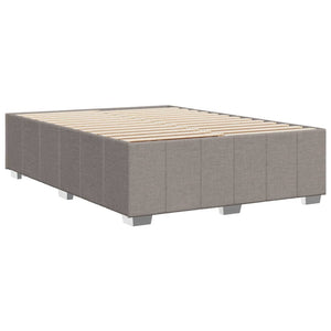 Σκελετός Κρεβατιού Χωρίς Στρώμα Taupe 160x200 εκ. Υφασμάτινο - Pakobazaar