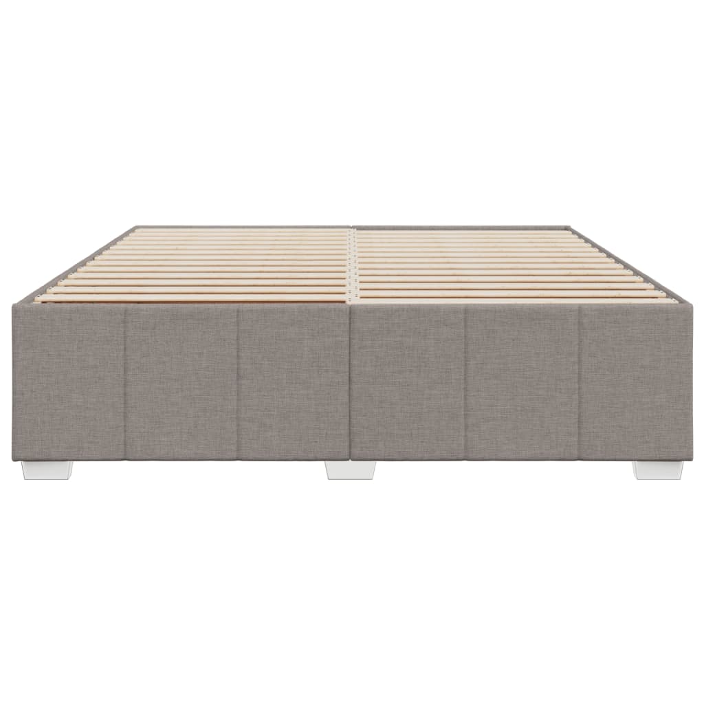 Σκελετός Κρεβατιού Χωρίς Στρώμα Taupe 180x200 εκ. Υφασμάτινο