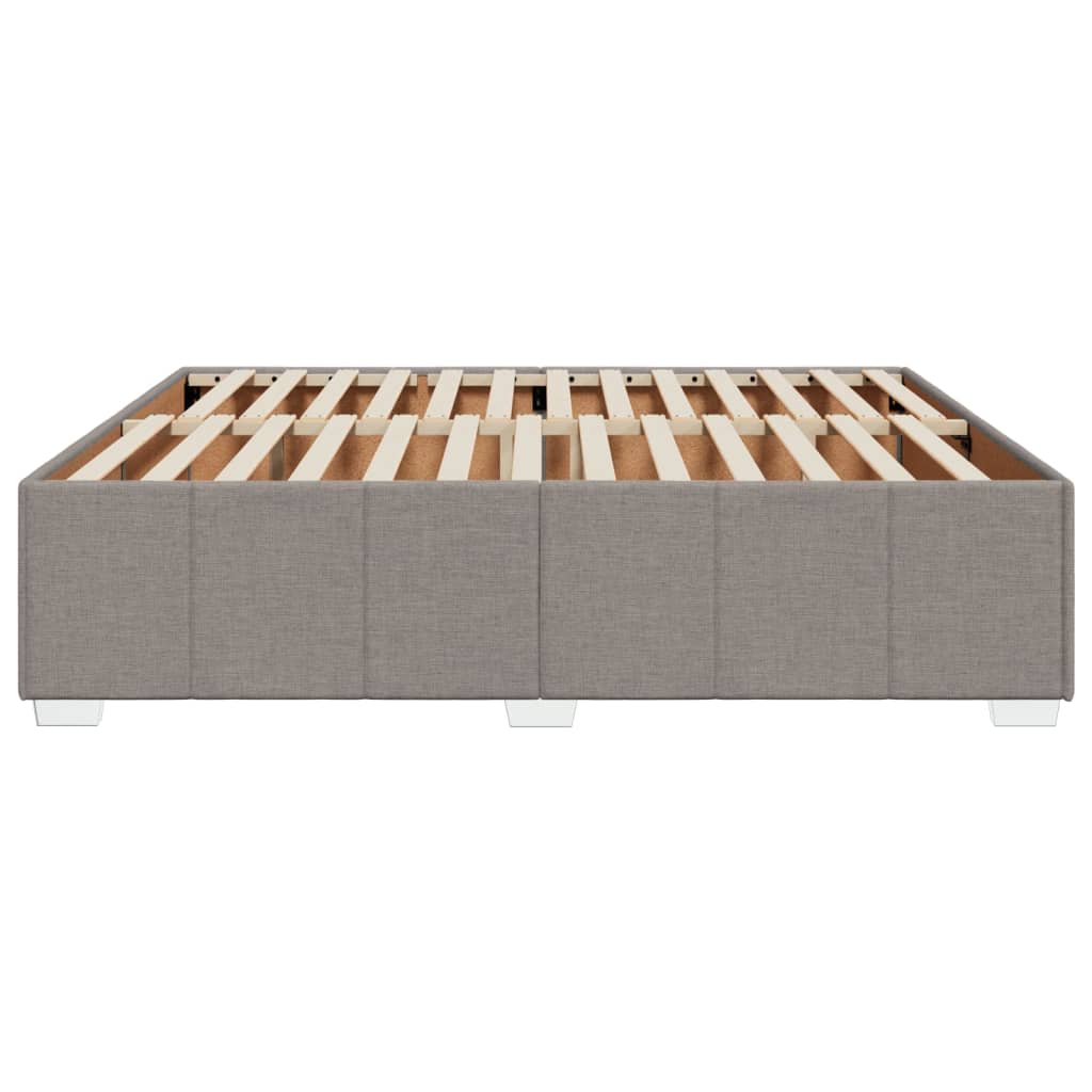 Σκελετός Κρεβατιού Χωρίς Στρώμα Taupe 180x200 εκ. Υφασμάτινο