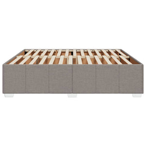 Σκελετός Κρεβατιού Χωρίς Στρώμα Taupe 180x200 εκ. Υφασμάτινο