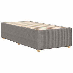 Σκελετός Κρεβατιού Χωρίς Στρώμα Taupe 80x200 εκ. Υφασμάτινο