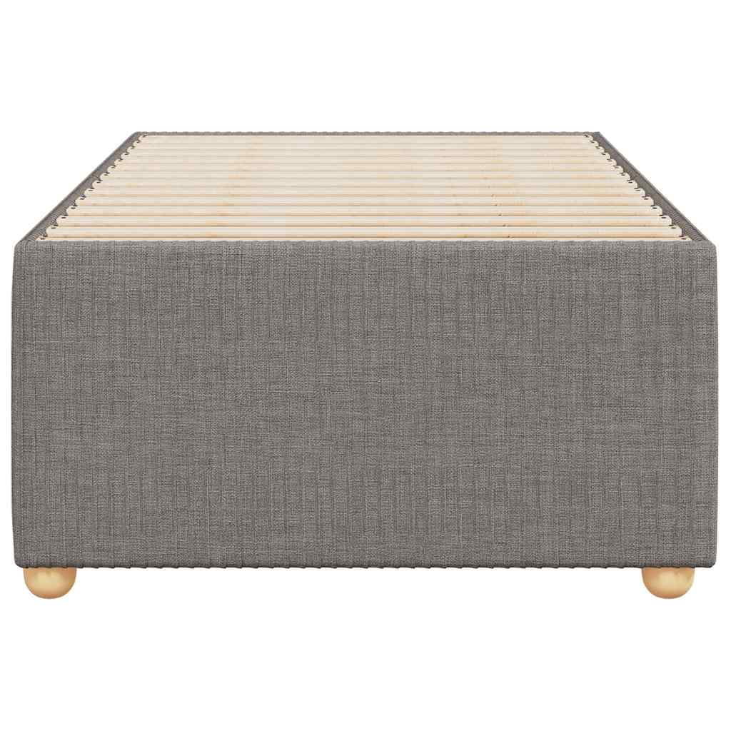 Σκελετός Κρεβατιού Χωρίς Στρώμα Taupe 90x200 εκ. Υφασμάτινο