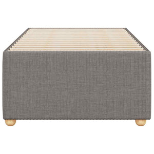 Σκελετός Κρεβατιού Χωρίς Στρώμα Taupe 90x200 εκ. Υφασμάτινο