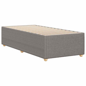Σκελετός Κρεβατιού Χωρίς Στρώμα Taupe 90x200 εκ. Υφασμάτινο