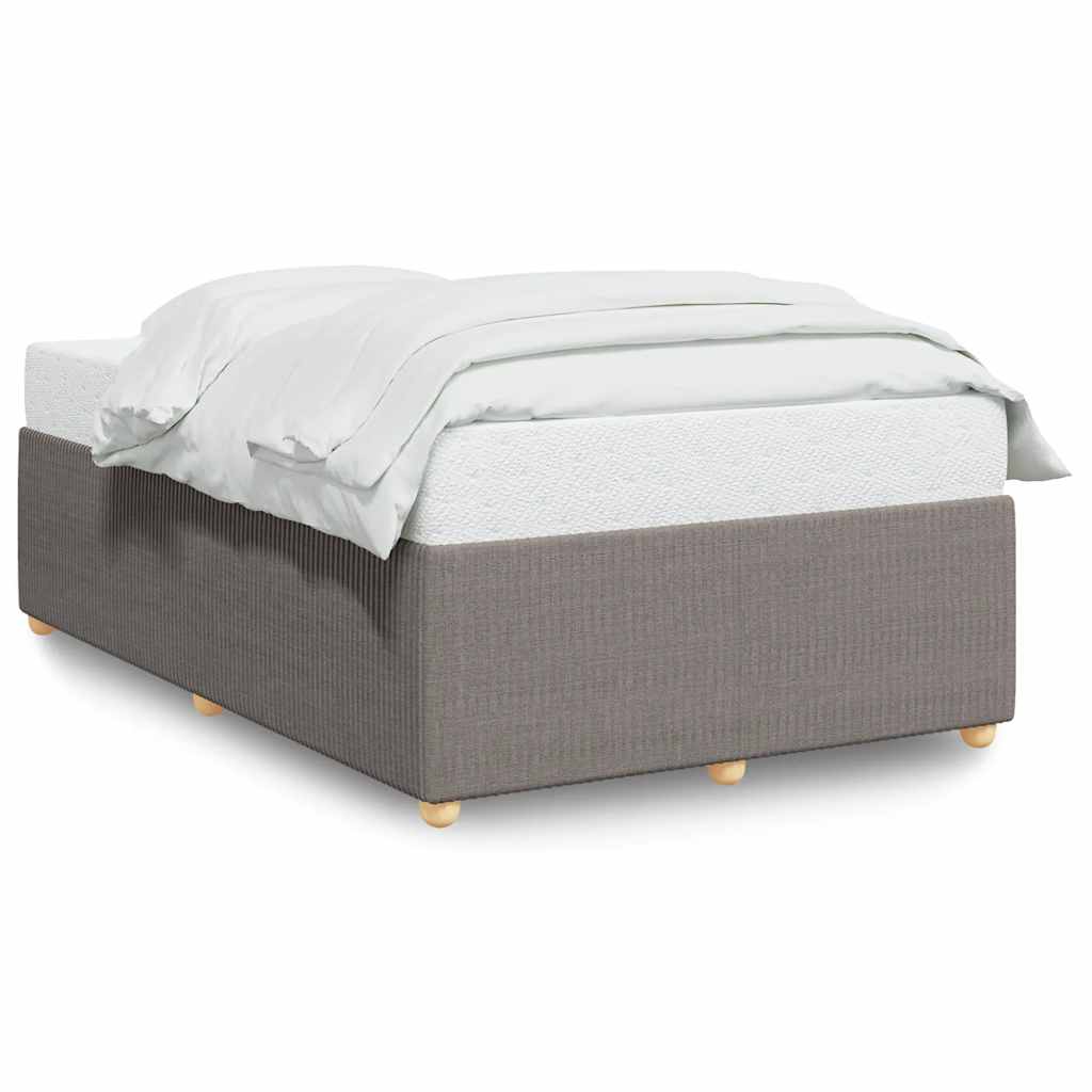Σκελετός Κρεβατιού Χωρίς Στρώμα Taupe 120x200 εκ. Υφασμάτινο