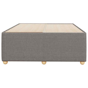 Σκελετός Κρεβατιού Χωρίς Στρώμα Taupe 120x200 εκ. Υφασμάτινο