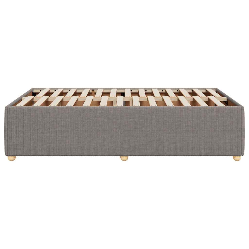 Σκελετός Κρεβατιού Χωρίς Στρώμα Taupe 120x200 εκ. Υφασμάτινο