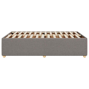Σκελετός Κρεβατιού Χωρίς Στρώμα Taupe 120x200 εκ. Υφασμάτινο
