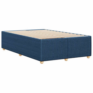 Πλαίσιο κρεβατιού χωρίς στρώμα μπλε 120x200cm ύφασμα