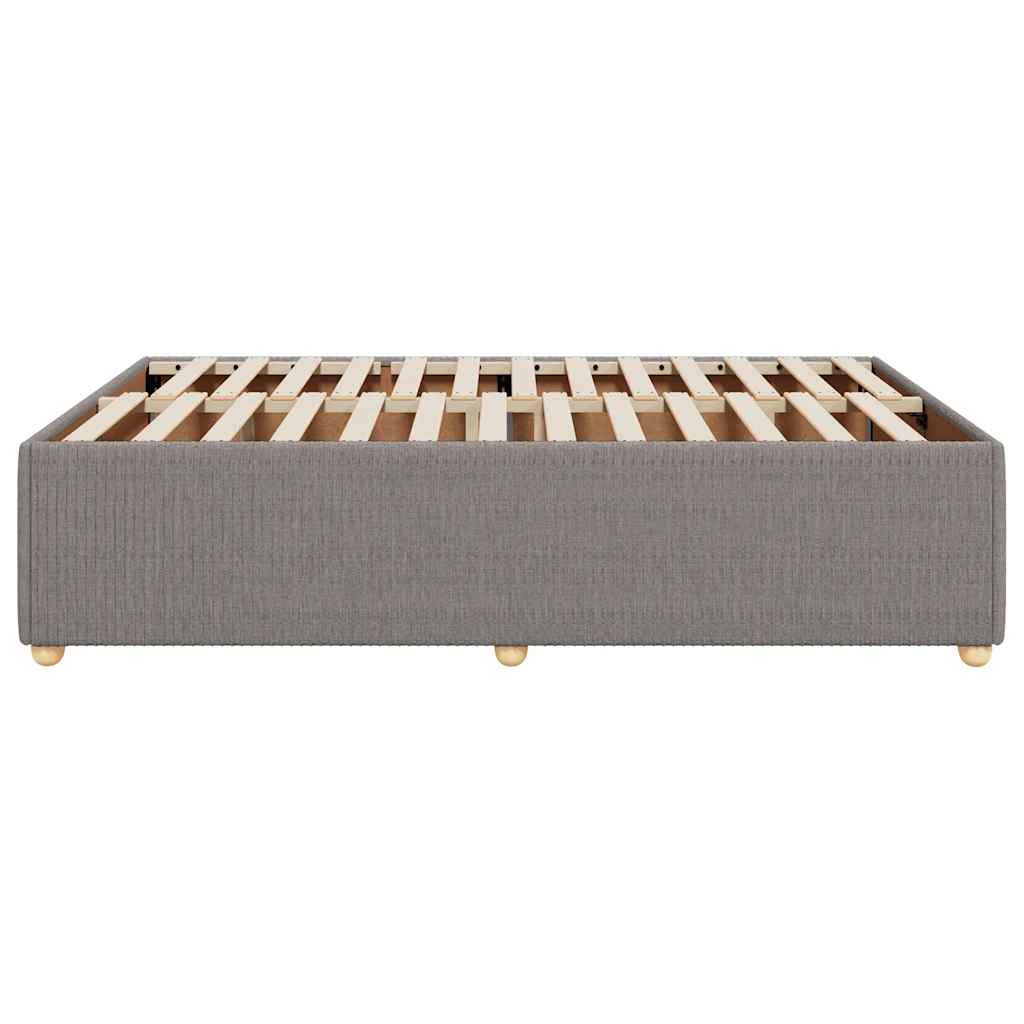 Σκελετός Κρεβατιού Χωρίς Στρώμα Taupe 140x190 εκ. Υφασμάτινο