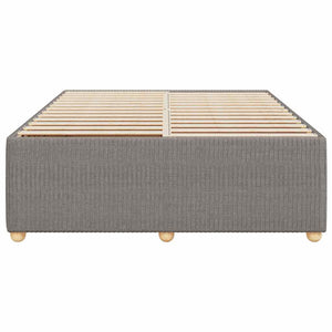 Σκελετός Κρεβατιού Χωρίς Στρώμα Taupe 160x200 εκ. Υφασμάτινο - Pakobazaar