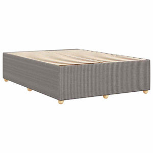 Σκελετός Κρεβατιού Χωρίς Στρώμα Taupe 160x200 εκ. Υφασμάτινο - Pakobazaar