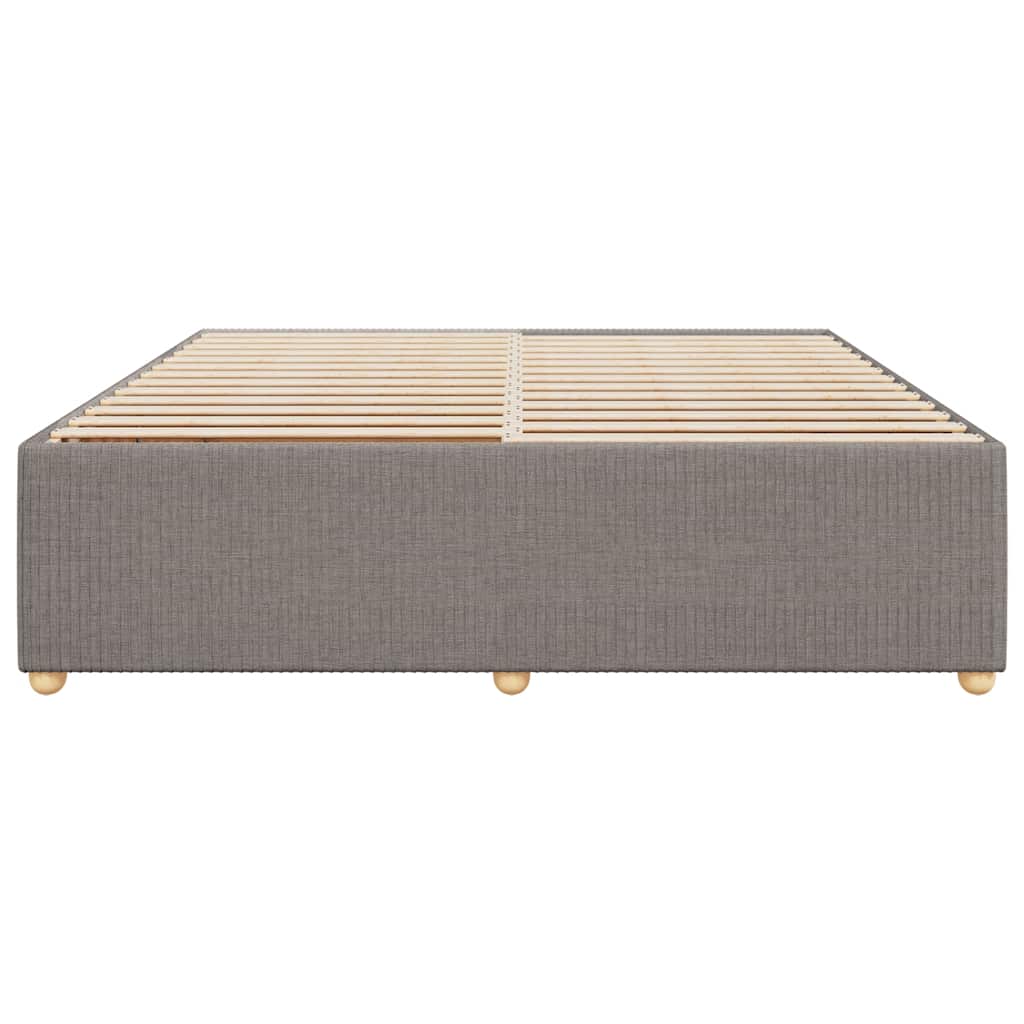 Σκελετός Κρεβατιού Χωρίς Στρώμα Taupe 180x200 εκ. Υφασμάτινο