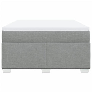 Κρεβάτι Boxspring με Στρώμα Αν. Πράσινο 160x200εκ Υφασμάτινο - Pakobazaar
