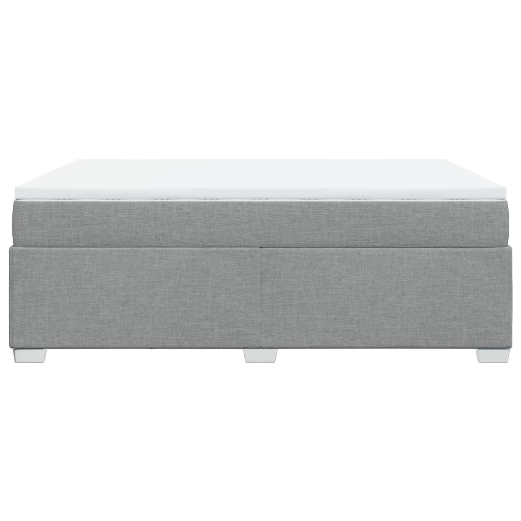 Κρεβάτι Boxspring με Στρώμα Αν. Πράσινο 160x200εκ Υφασμάτινο - Pakobazaar