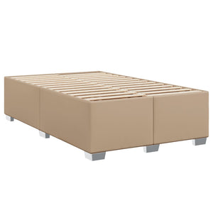Κρεβάτι Boxspring με Στρώμα Καπουτσίνο 120x190εκ.από Συνθ.Δέρμα