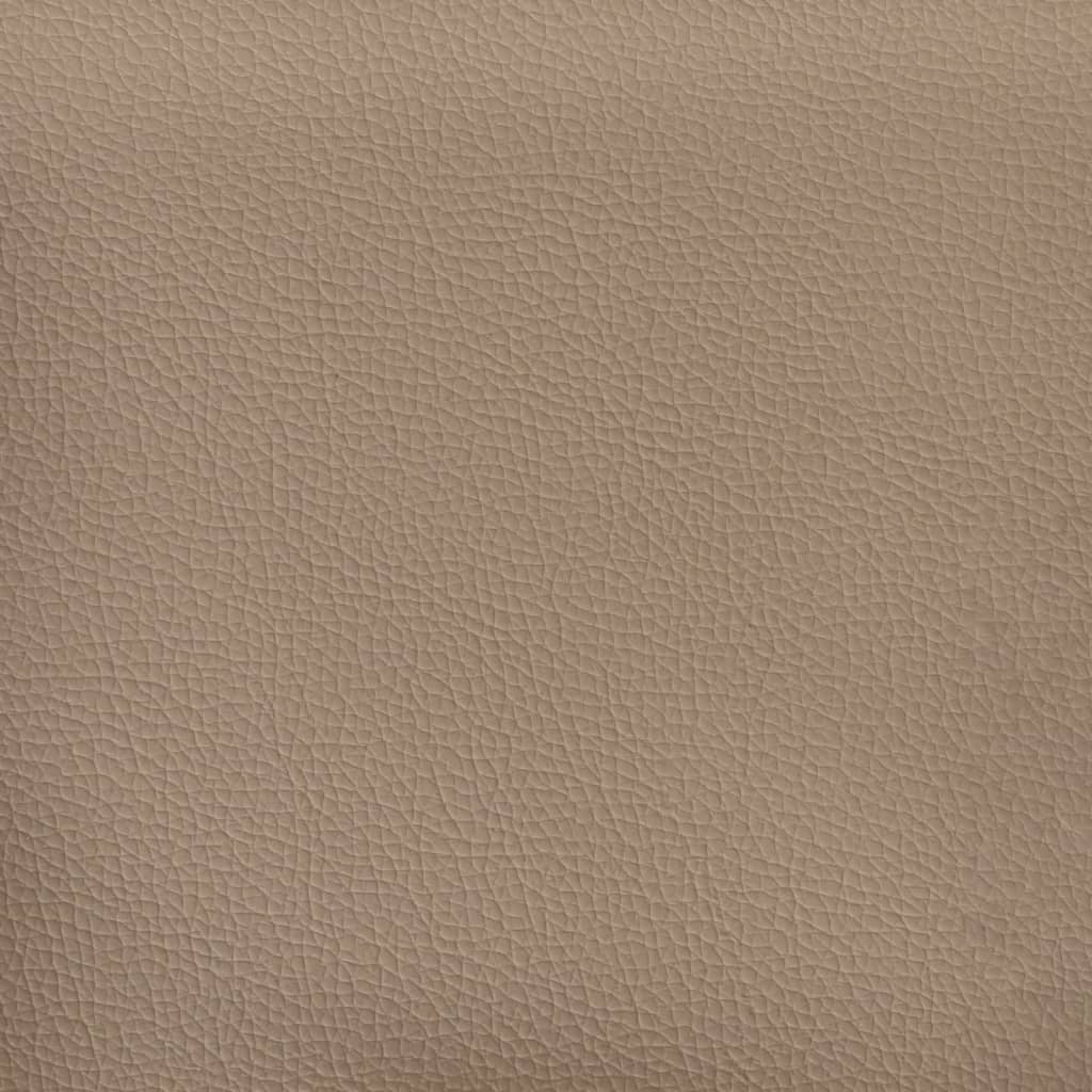Κρεβάτι Boxspring με Στρώμα Καπουτσίνο 160x200εκ.από Συνθ.Δέρμα - Pakobazaar
