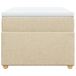 Κρεβάτι Boxspring με Στρώμα Κρεμ 90x200 εκ.Υφασμάτινο