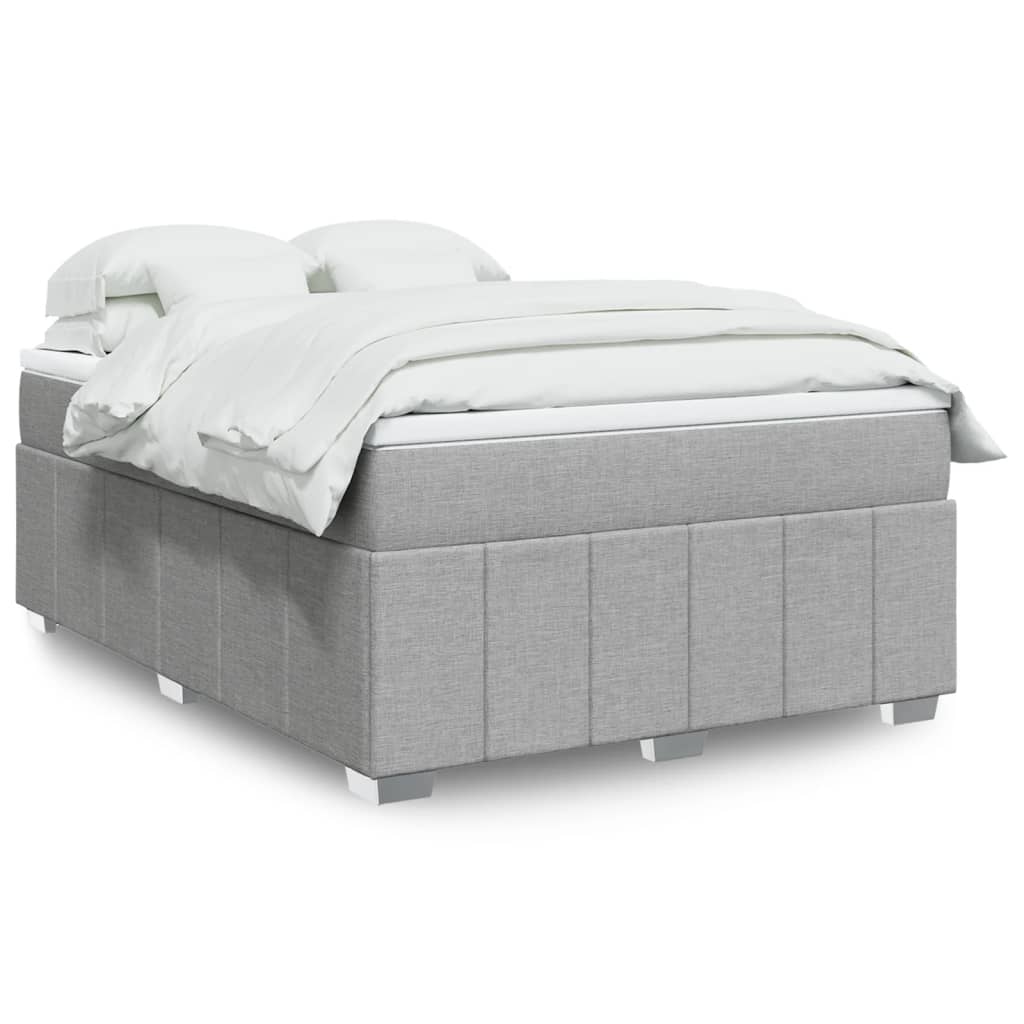 Κρεβάτι Boxspring με Στρώμα Αν. Πράσινο 160x200εκ Υφασμάτινο - Pakobazaar