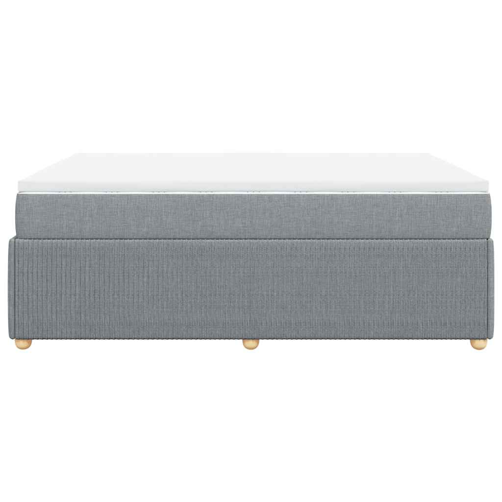 Κρεβάτι Boxspring με Στρώμα Αν. Πράσινο 160x200εκ Υφασμάτινο - Pakobazaar