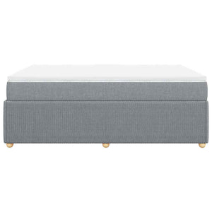 Κρεβάτι Boxspring με Στρώμα Αν. Πράσινο 160x200εκ Υφασμάτινο - Pakobazaar