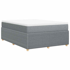 Κρεβάτι Boxspring με Στρώμα Αν. Πράσινο 160x200εκ Υφασμάτινο - Pakobazaar