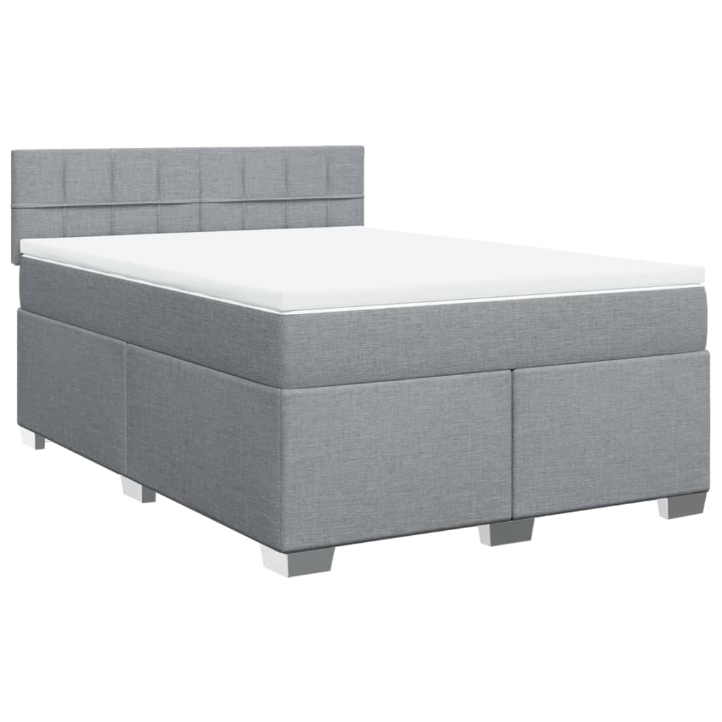Κρεβάτι Boxspring με Στρώμα Αν. Πράσινο 160x200εκ Υφασμάτινο - Pakobazaar