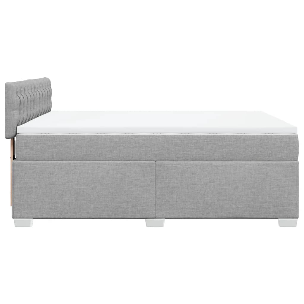 Κρεβάτι Boxspring με Στρώμα Αν. Πράσινο 160x200εκ Υφασμάτινο - Pakobazaar