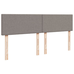 Κρεβάτι Boxspring με Στρώμα Taupe 180x200 εκ. Υφασμάτινο - Pakobazaar