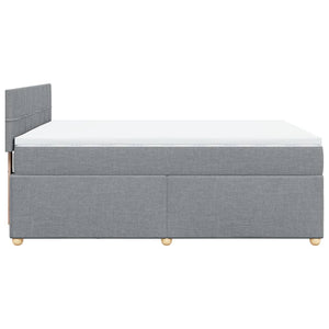 Κρεβάτι Boxspring με Στρώμα Αν. Πράσινο 160x200εκ Υφασμάτινο - Pakobazaar