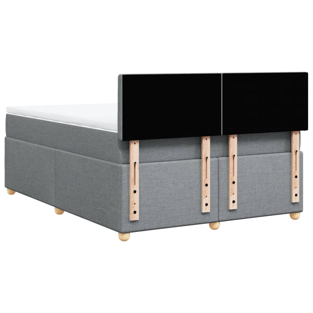 Κρεβάτι Boxspring με Στρώμα Αν. Πράσινο 160x200εκ Υφασμάτινο - Pakobazaar