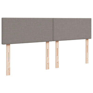 Κρεβάτι Boxspring με Στρώμα Taupe 180x200 εκ. Υφασμάτινο