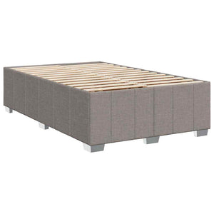 Κρεβάτι Boxspring με Στρώμα Taupe 120x200 εκ. Υφασμάτινο - Pakobazaar
