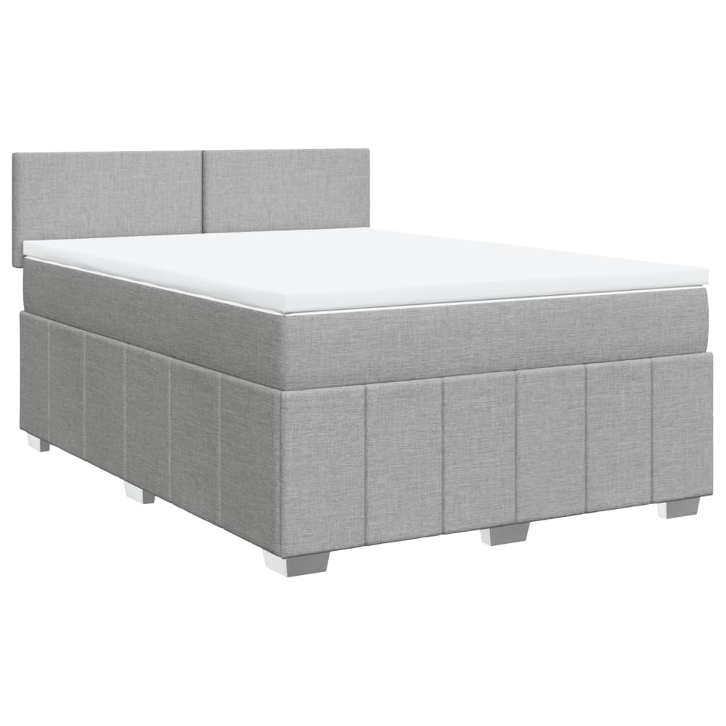Κρεβάτι Boxspring με Στρώμα Αν. Πράσινο 160x200εκ Υφασμάτινο - Pakobazaar