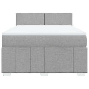 Κρεβάτι Boxspring με Στρώμα Αν. Πράσινο 160x200εκ Υφασμάτινο - Pakobazaar