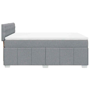 Κρεβάτι Boxspring με Στρώμα Αν. Πράσινο 160x200εκ Υφασμάτινο - Pakobazaar