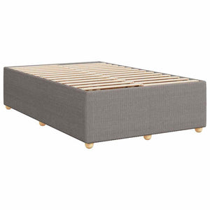 Κρεβάτι Boxspring με Στρώμα Taupe 120x200 εκ. Υφασμάτινο