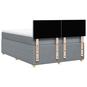 Κρεβάτι Boxspring με Στρώμα Αν. Πράσινο 160x200εκ Υφασμάτινο - Pakobazaar