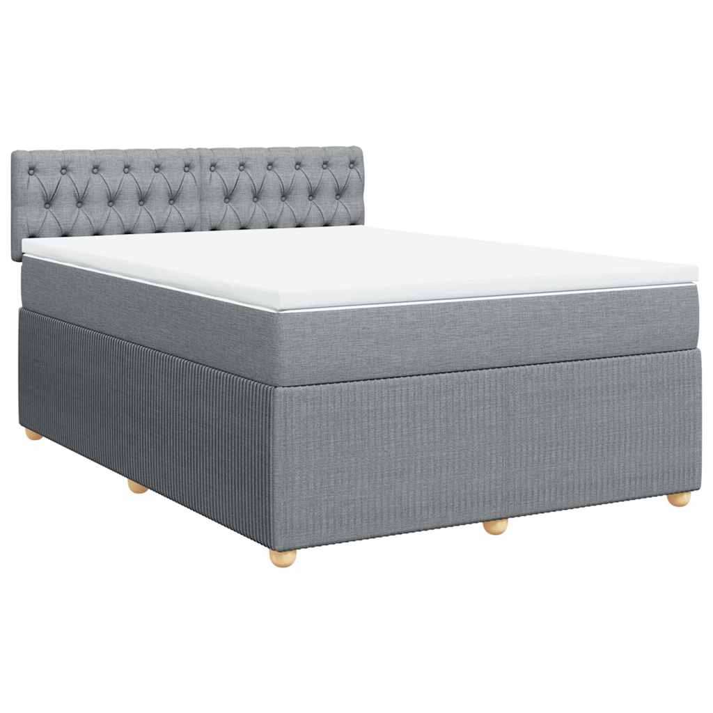 Κρεβάτι Boxspring με Στρώμα Αν. Πράσινο 160x200εκ Υφασμάτινο - Pakobazaar