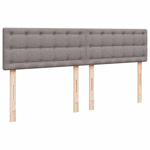 Κρεβάτι Boxspring με Στρώμα Taupe 180x200 εκ. Υφασμάτινο
