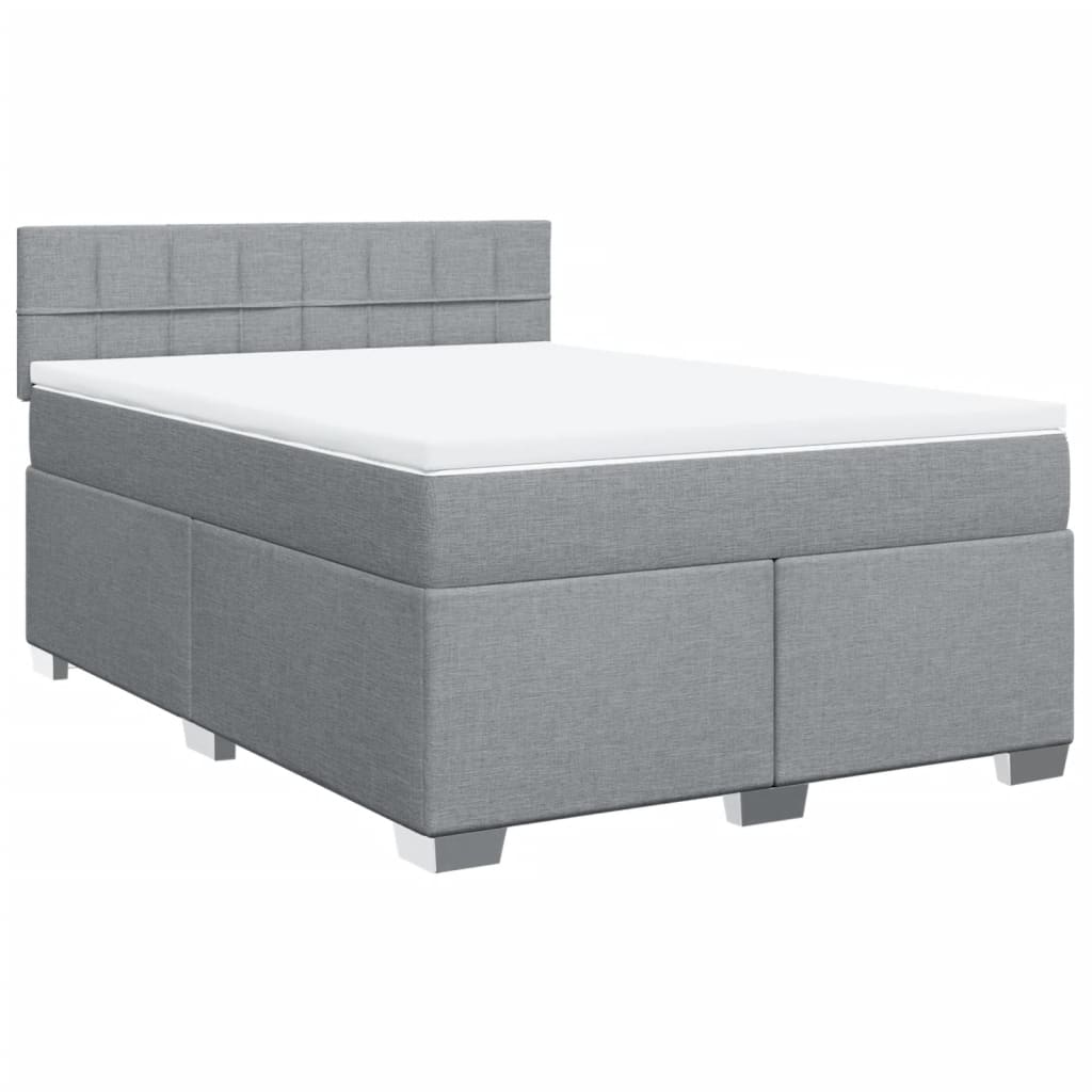 Κρεβάτι Boxspring με Στρώμα Αν. Πράσινο 160x200εκ Υφασμάτινο - Pakobazaar
