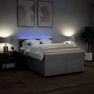 Κρεβάτι Boxspring με Στρώμα Αν. Πράσινο 160x200εκ Υφασμάτινο - Pakobazaar