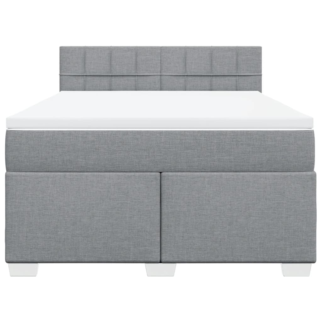 Κρεβάτι Boxspring με Στρώμα Αν. Πράσινο 160x200εκ Υφασμάτινο - Pakobazaar