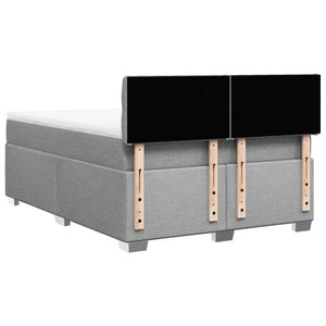 Κρεβάτι Boxspring με Στρώμα Αν. Πράσινο 160x200εκ Υφασμάτινο - Pakobazaar