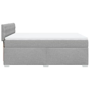 Κρεβάτι Boxspring με Στρώμα Αν. Πράσινο 160x200εκ Υφασμάτινο - Pakobazaar