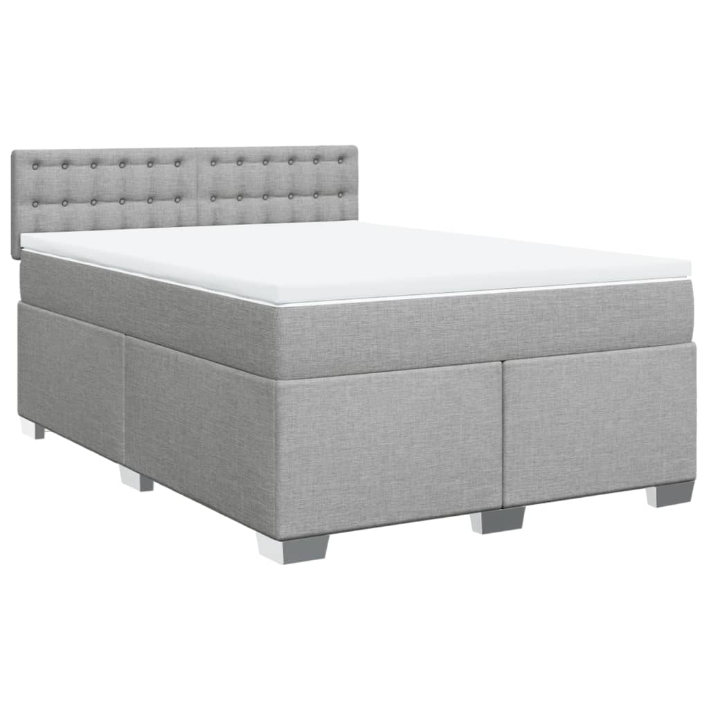 Κρεβάτι Boxspring με Στρώμα Αν. Πράσινο 160x200εκ Υφασμάτινο - Pakobazaar